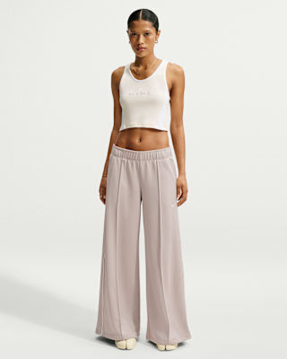 Nike Sportswear Women's Mid-Rise Wide-Leg Track Pants. Nike.com